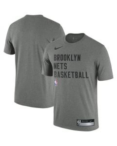 Men's Brooklyn Nets Heather Gray 2023/24 Sideline Legend Performance Practice T-Shirt