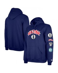 Men's Brooklyn Nets Navy 2023/24 City Edition Pullover Hoodie