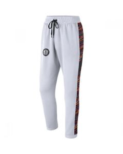 Men's Brooklyn Nets White Performance Showtime Basketball Pants