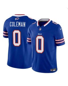 Men's Buffalo Bills #0 Keon Coleman Blue 2024 Draft F.U.S.E. Vapor Untouchable Limited Stitched Football Jersey
