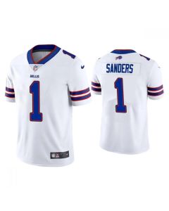Men's Buffalo Bills #1 Emmanuel Sanders White Vapor Untouchable Limited Stitched Jersey