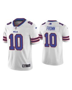 Men's Buffalo Bills #10 Jake Fromm White Vapor Untouchable Limited Stitched Jersey