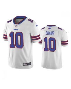 Men's Buffalo Bills #10 Khalil Shakir White Vapor Untouchable Limited Stitched Jersey