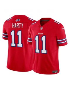 Men's Buffalo Bills #11 Deonte Harty Red 2023 F.U.S.E. Vapor Untouchable Limited Stitched Jersey