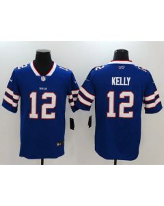 Men's Buffalo Bills #12 Jim Kelly Blue Vapor Untouchable Limited Jersey