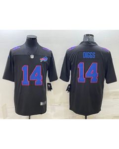 Men's Buffalo Bills #14 Stefon Diggs Black Vapor Untouchable Limited Stitched Jersey