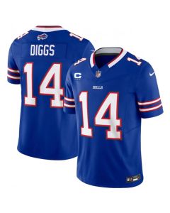 Men's Buffalo Bills #14 Stefon Diggs Blue 2023 F.U.S.E. With 3-Star C Patch Vapor Untouchable Limited Stitched Jersey