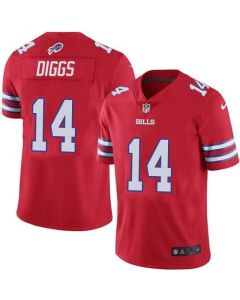Men's Buffalo Bills #14 Stefon Diggs Red Stitched NFL Jersey