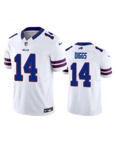 Men's Buffalo Bills #14 Stefon Diggs White 2023 F.U.S.E. Vapor Untouchable Limited Stitched Jersey