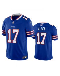 Men's Buffalo Bills #17 Josh Allen Blue 2023 F.U.S.E. Vapor Untouchable Limited Stitched Jersey