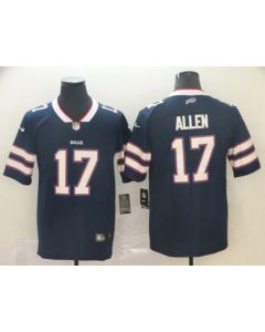 Men's Buffalo Bills #17 Josh Allen Navy Inverted Legend Stitched NFL Jersey