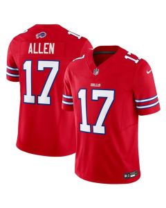 Men's Buffalo Bills #17 Josh Allen Red 2023 F.U.S.E. Vapor Untouchable Limited Stitched Jersey (Red)