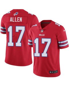 Men's Buffalo Bills #17 Josh Allen Red Vapor Untouchable Limited Stitched NFL Jersey