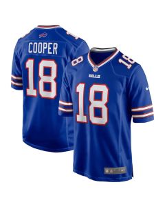 Men's Buffalo Bills #18 Amari Cooper Royal Game Jersey (Royal)