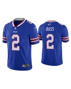 Men's Buffalo Bills #2 Tyler Bass Blue Vapor Untouchable Limited Stitched Jersey