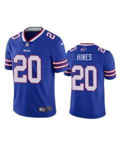 Men's Buffalo Bills #20 Nyheim Hines Blue Vapor Untouchable Limited Stitched Jersey
