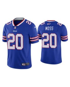 Men's Buffalo Bills #20 Zack Moss Blue Vapor Untouchable Limited Stitched Jersey