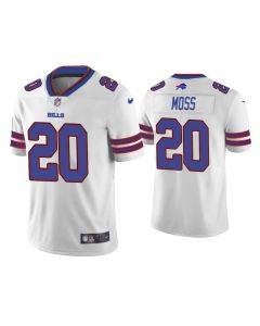 Men's Buffalo Bills #20 Zack Moss White Vapor Untouchable Limited Stitched Jersey