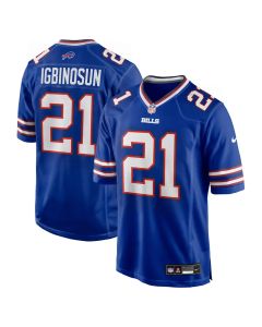 Men's Buffalo Bills #21 Davison Igbinosun Royal 2026 NFL Draft Game Jersey (Royal)