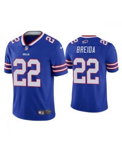 Men's Buffalo Bills #22 Matt Breida Blue Vapor Untouchable Limited Stitched Jersey