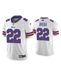 Men's Buffalo Bills #22 Matt Breida White Vapor Untouchable Limited Stitched Jersey