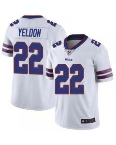 Men's Buffalo Bills #22 T.J. Yeldon White Vapor Untouchable Limited Stitched Jersey