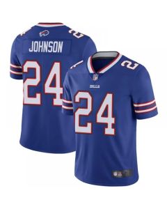 Men's Buffalo Bills #24 Taron Johnson Blue Vapor Untouchable Limited Stitched Jersey