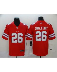 Men's Buffalo Bills #26 Devin Singletary Red Vapor Untouchable Limited Stitched NFL Jersey