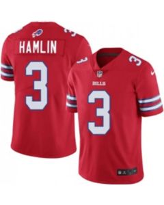 Men's Buffalo Bills #3 Damar Hamlin Red Vapor Untouchable Limited Stitched Jersey
