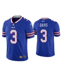 Men's Buffalo Bills #3 Gabriel Davis Blue Vapor Untouchable Limited Stitched Jersey