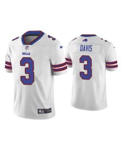Men's Buffalo Bills #3 Gabriel Davis White Vapor Untouchable Limited Stitched Jersey