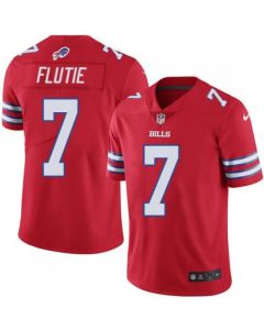 Men's Buffalo Bills #7 Doug Flutie Red Vapor Untouchable Limited Stitched NFL Jersey