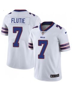Men's Buffalo Bills #7 Doug Flutie White Vapor Untouchable Limited Stitched NFL Jersey