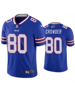 Men's Buffalo Bills #80 Jamison Crowder Blue Vapor Untouchable Limited Stitched Jersey