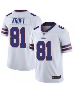 Men's Buffalo Bills #81 Tyler Kroft White Vapor Untouchable Limited Stitched Jersey
