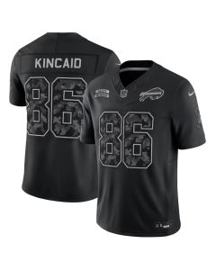 Men's Buffalo Bills #86 Dalton Kincaid Nike Black 2026 Salute to Service Vapor F.U.S.E. Limited Jersey