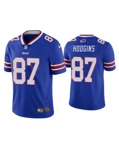 Men's Buffalo Bills #87 Isaiah Hodgins Blue Vapor Untouchable Limited Stitched Jersey