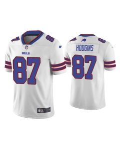 Men's Buffalo Bills #87 Isaiah Hodgins White Vapor Untouchable Limited Stitched Jersey