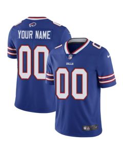 Men's Buffalo Bills Customized Royal Blue Team Color Vapor Untouchable NFL Stitched Limited Jersey