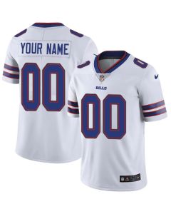 Men's Buffalo Bills Customized White Vapor Untouchable NFL Stitched Limited Jersey