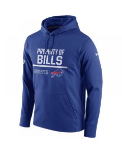Men's Buffalo Bills Royal Circuit Property Of Performance Pullover Hoodie