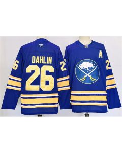 Men's Buffalo Sabres #26 Rasmus Dahlin Blue 2024-25 Stitched Jersey