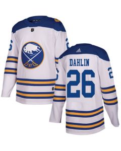 Men's Buffalo Sabres #26 Rasmus Dahlin White Stitched NHL Jersey