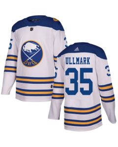 Men's Buffalo Sabres #35 Linus Ullmark White Stitched NHL Jersey