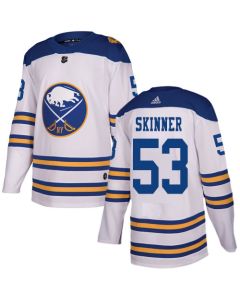 Men's Buffalo Sabres #53 Jeff Skinner White Stitched NHL Jersey