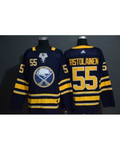 Men's Buffalo Sabres #55 Rasmus Ristolainen Navy Stitched NHL Jersey