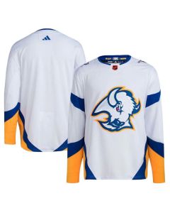 Men's Buffalo Sabres Blank White 2022/23 Reverse Retro Stitched Jersey