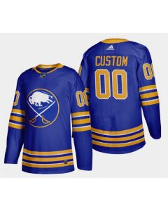 Men's Buffalo Sabres Custom Name Number Size Royal Stitched Jersey