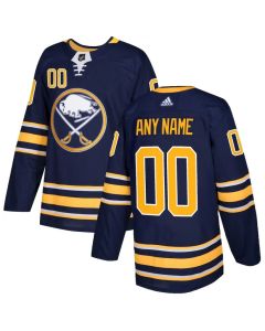 Men's Buffalo Sabres Personalized Authentic Navy Home Stitched NHL Jersey