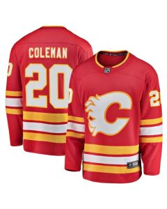 Men's Calgary Flames #20 Blake Coleman 2024-25 Home Stitched Hockey Jersey